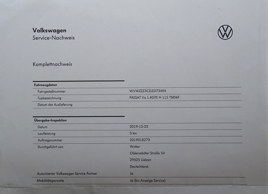 Volkswagen Passat