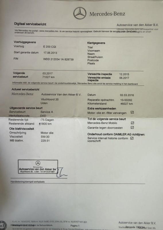 Mercedes-Benz E-Klasse