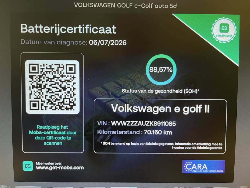 Volkswagen e-Golf