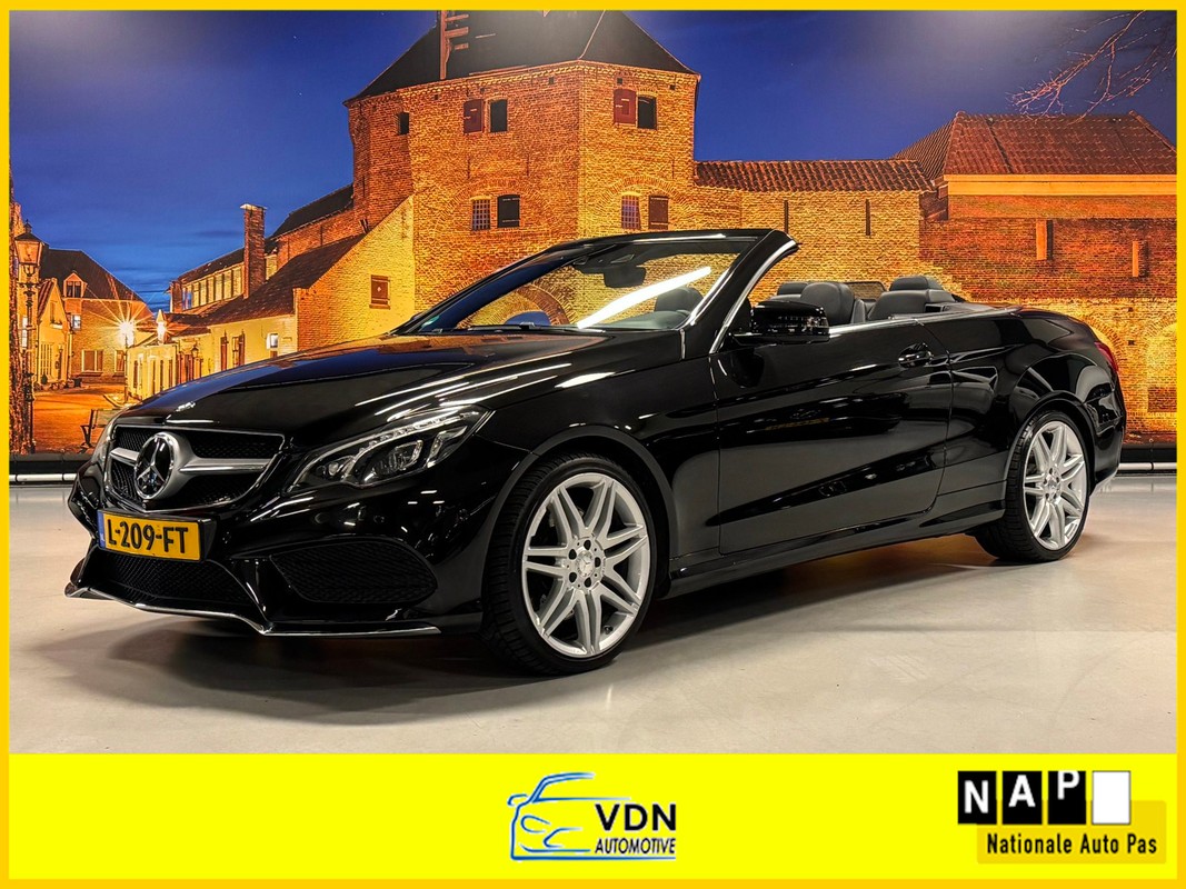 Mercedes-Benz-E-Klasse-Cabrio 400 Edition Sport AMG Aut Leer H/K | Lease One en Lenen op Maat maken het mogelijk!
