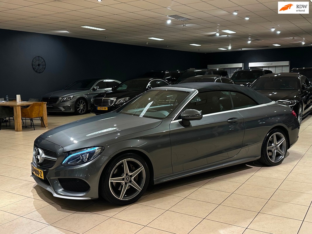 Mercedes-Benz-C-Klasse-Cabrio C 180 Premium Plus AMG-Pakket|Nekverwarming|Automaat | Lease One en Lenen op Maat maken het mogelijk!