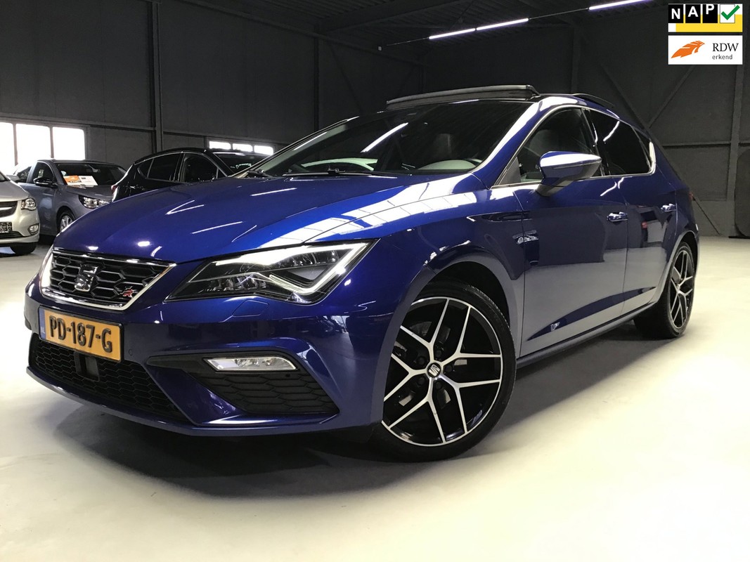 SEAT-Leon-ST 1.8 TSI FR I Automaat I 180PK I Clima I Cruise I ACC I Navi/Carplay I Pano I Alcantara I Stoelverw. I Led I Camera. | Lease One en Lenen op Maat maken het mogelijk!