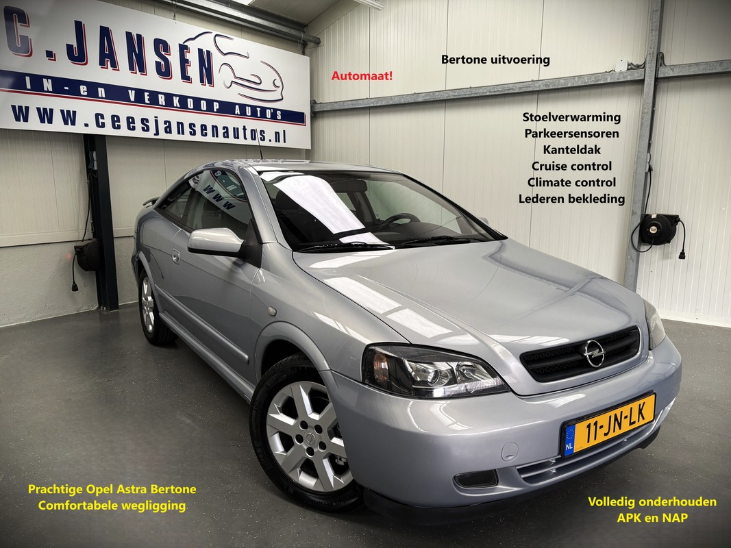 Opel-Astra-Coupé 2.2-16V Bertone VEEL OPTIES !!! | Lease One en Lenen op Maat maken het mogelijk!
