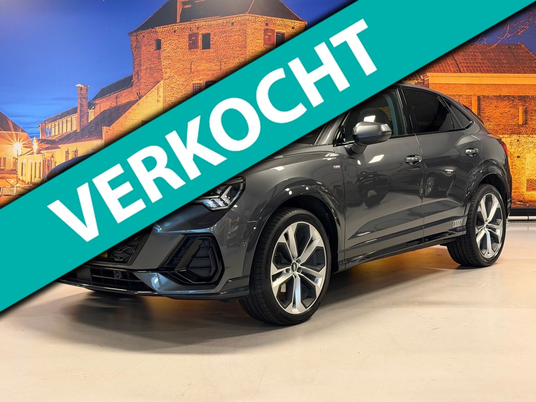 Audi-Q3-Sportback 35 TFSi S-Edition Automaat Panodak B&O Camera Carplay | Lease One en Lenen op Maat maken het mogelijk! Audi-Q3-Sportback 35 TFSi S-Edition Automaat Panodak B&O Camera Carplay | Lease One en Lenen op Maat maken het mogelijk!