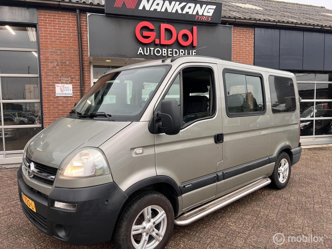 Opel-Movano-bestel 2.5 CDTI L1H1 DC | Lease One en Lenen op Maat maken het mogelijk!