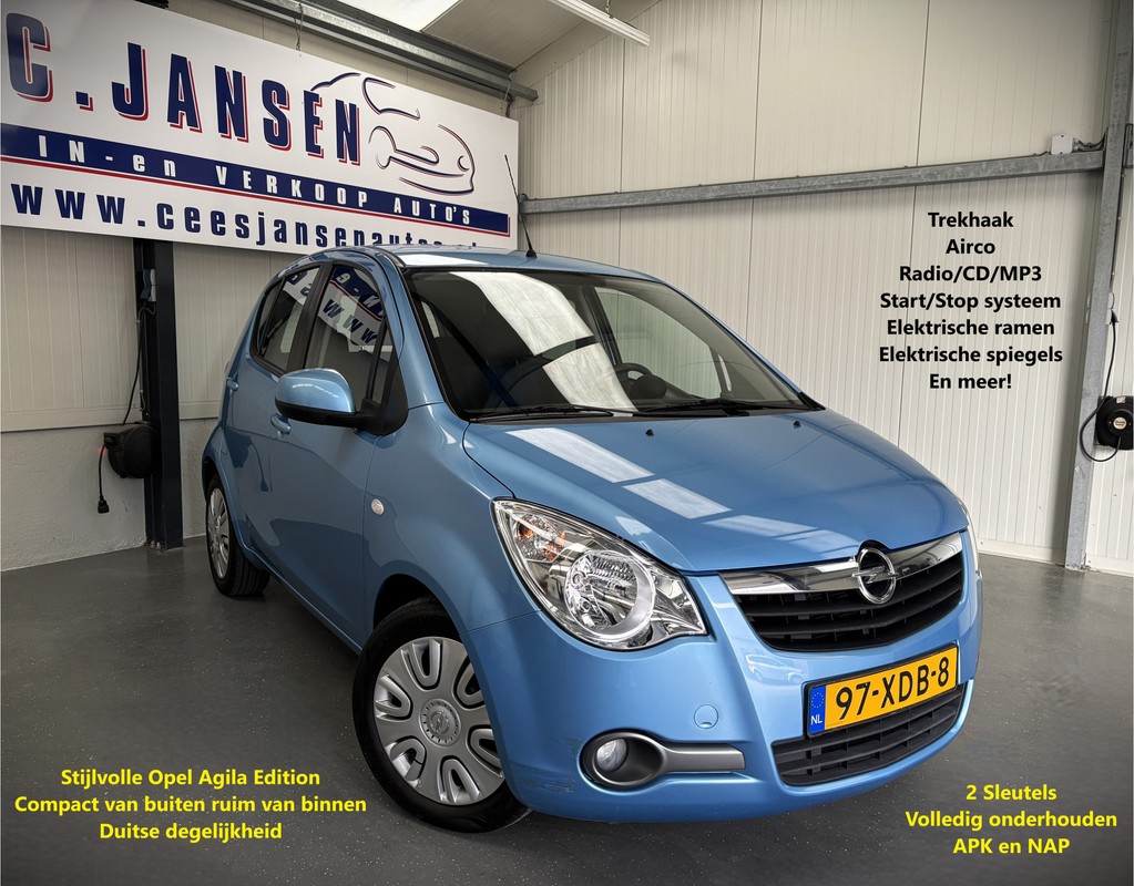 Opel-Agila-1.2 Edition SUPER HANDIG !!! | Lease One en Lenen op Maat maken het mogelijk!