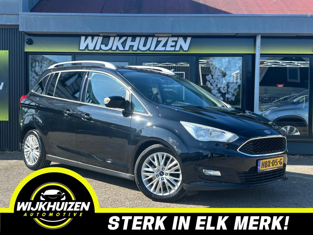 Ford-Grand C-Max-1.5 Titanium 7 Persoons Automaat met Panorama dak !!! Navigatie !!! Vol !!! | Lease One en Lenen op Maat maken het mogelijk!