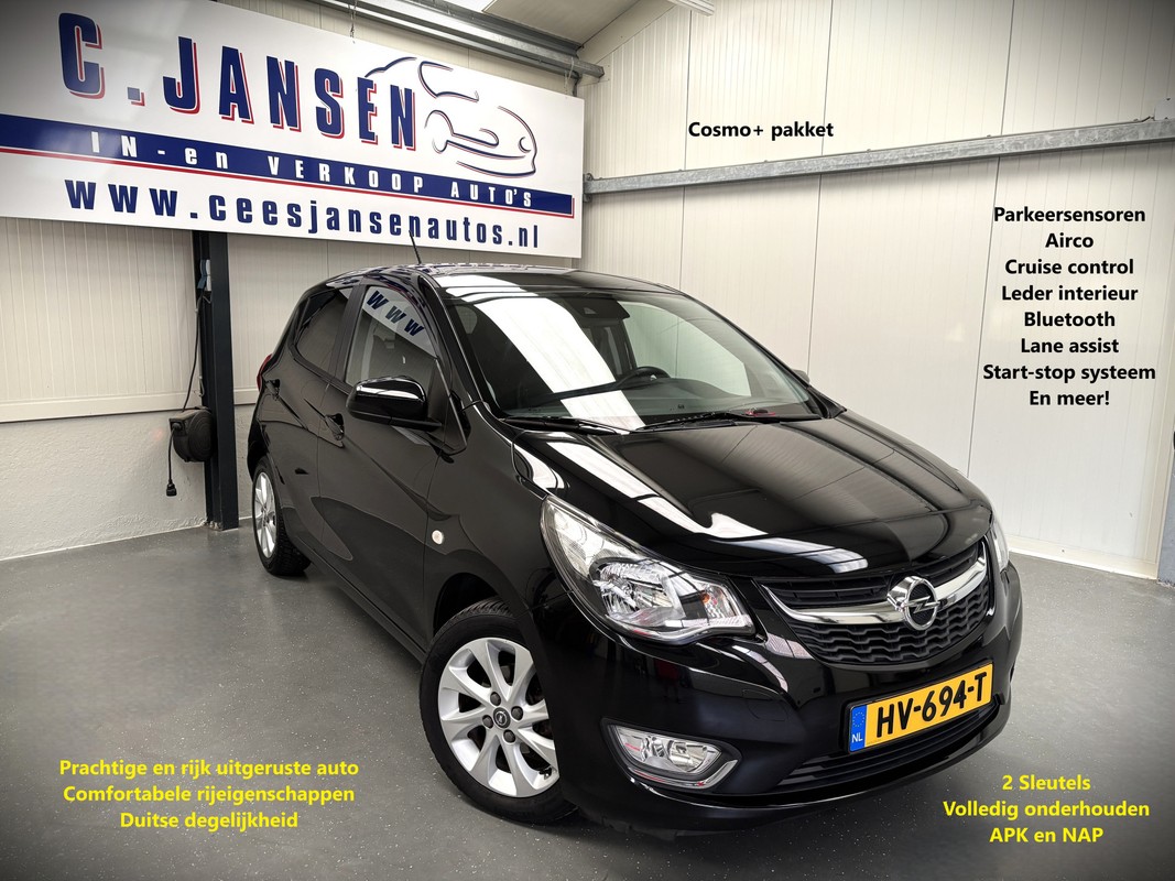 Opel-KARL-1.0 EcoFLEX Cosmo Vol opties! | Lease One en Lenen op Maat maken het mogelijk!