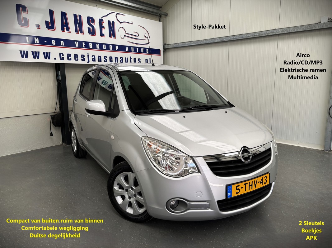 Opel-Agila-1.2 Enjoy- Style !!! | Lease One en Lenen op Maat maken het mogelijk!