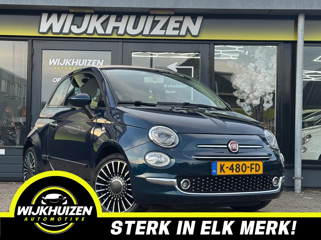 Fiat-500C-1.2 Lounge Cabrio met Led !!! Navigatie !!! 15 Inch !!! Plaatje !!!! | Lease One en Lenen op Maat maken het mogelijk!
