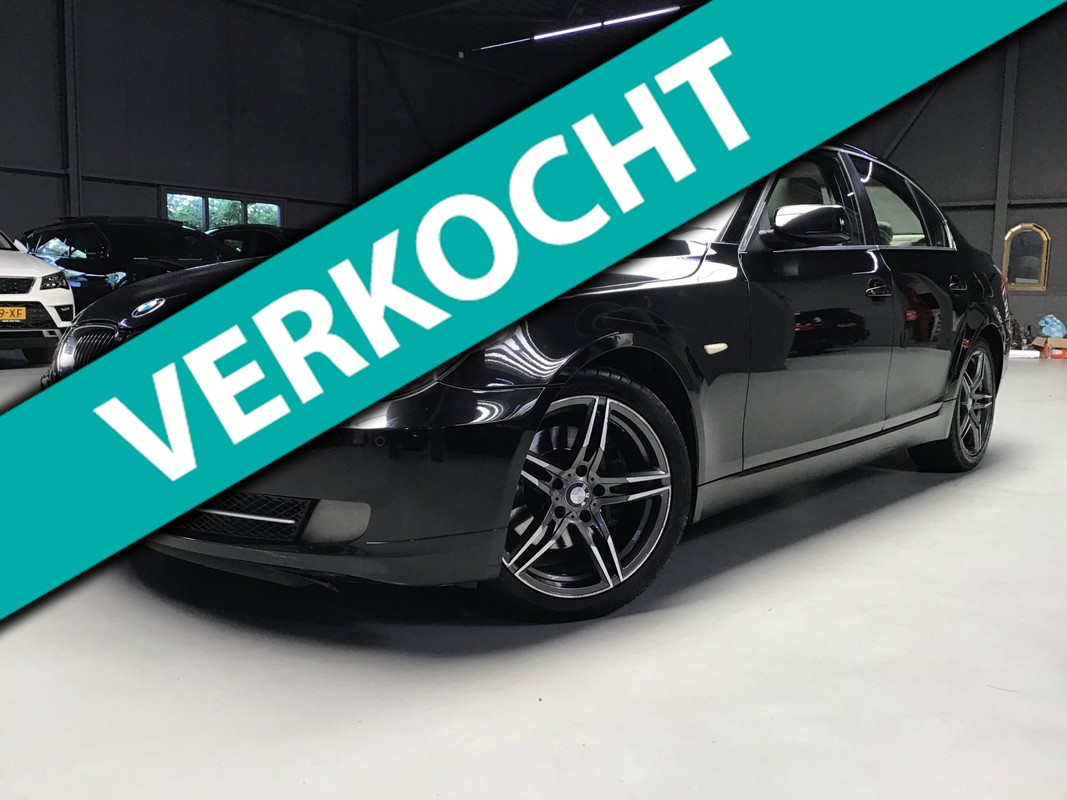 BMW-5 Serie-525i Executive I 2e Eigen I Leder I Automaat I Schuif/kanteldak I 18inch I Clima I Cruise I New Apk + Kln Brt I 218 PK | Lease One en Lenen op Maat maken het mogelijk!
