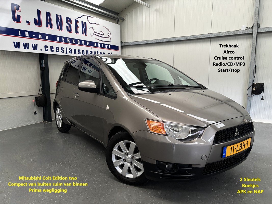 Mitsubishi-Colt-1.3 Edition Two MOOIE UITVOERING !! | Lease One en Lenen op Maat maken het mogelijk!