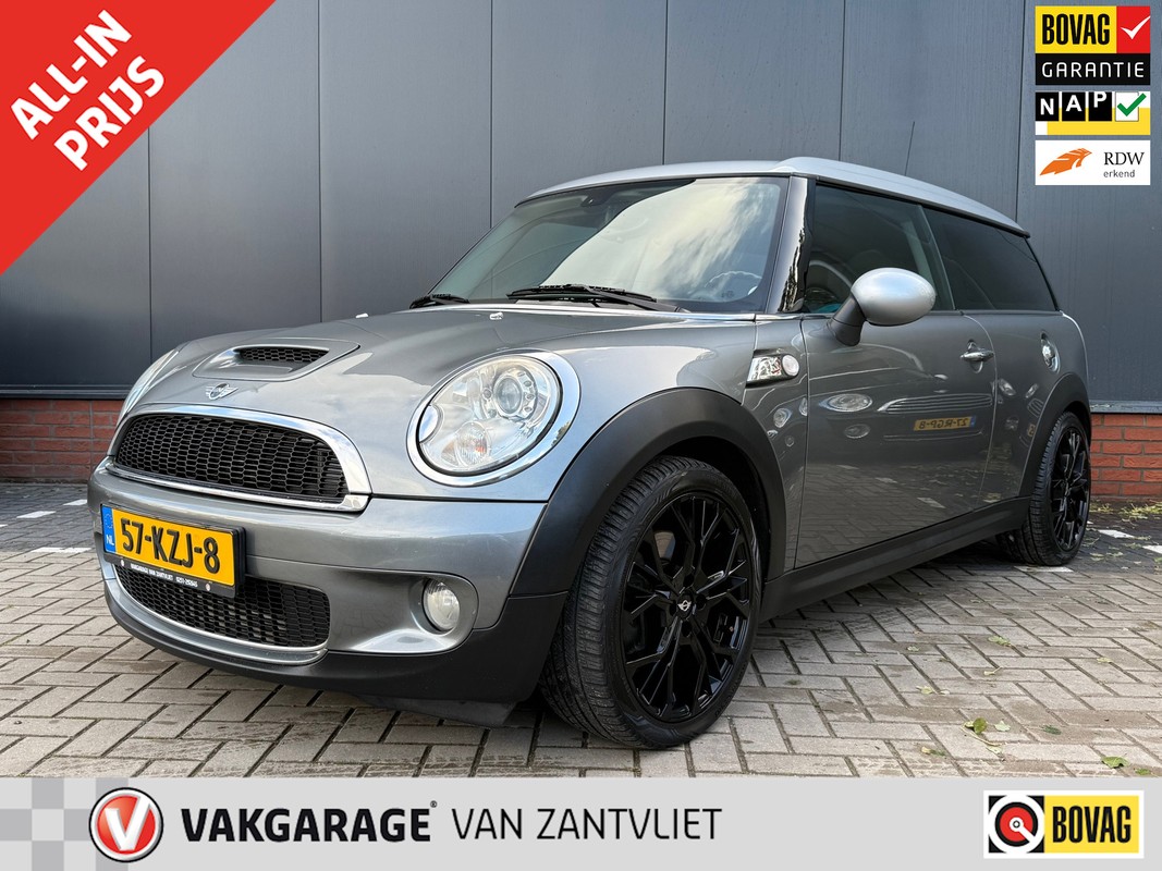 MINI-Clubman-Mini 1.6 Cooper S (12 mnd BOVAG garantie) | Lease One en Lenen op Maat maken het mogelijk!
