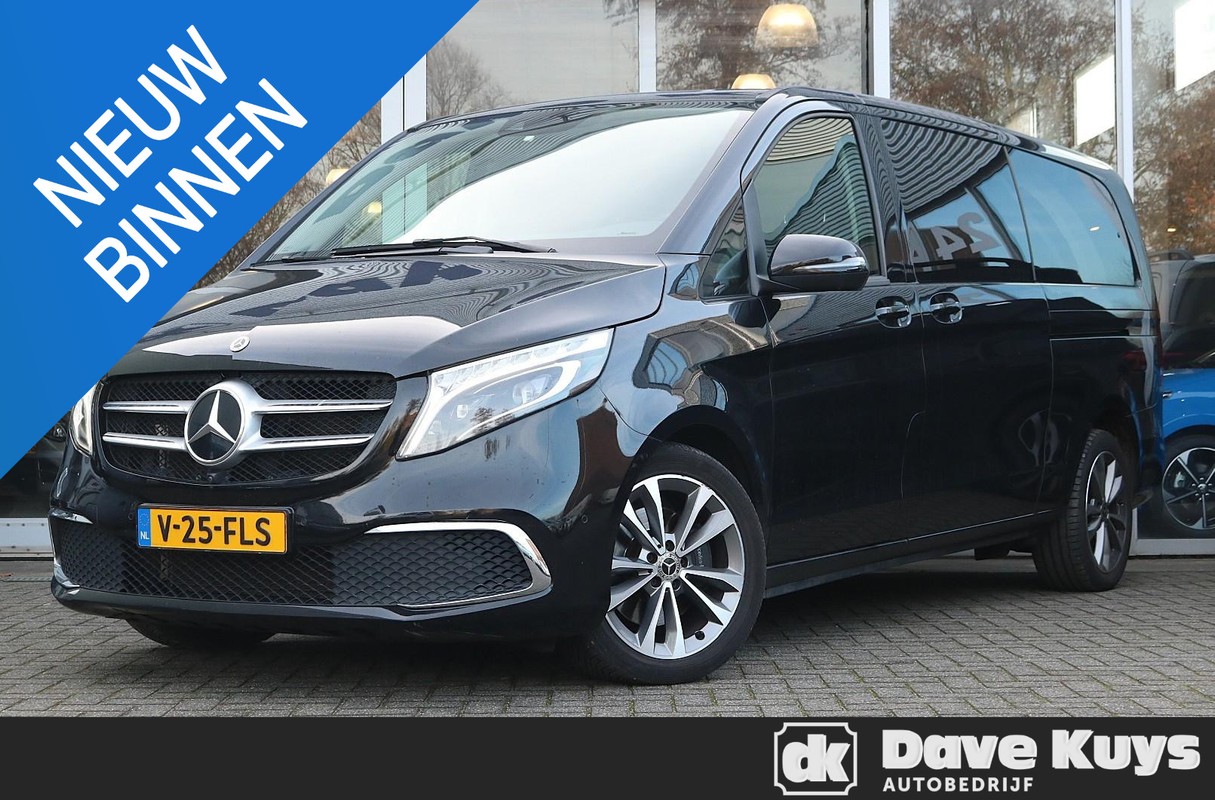 Mercedes-Benz-V-Klasse-300d Extra Lang DC | Distronic | Leer | Burmester | Lease One en Lenen op Maat maken het mogelijk!