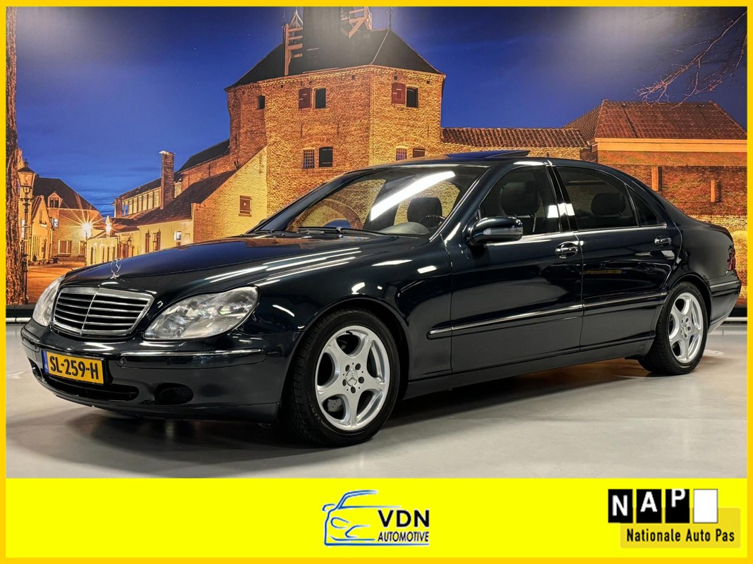 Mercedes-Benz-S-Klasse-500 V8 Lang Automaat Schuifdak BTW | Lease One en Lenen op Maat maken het mogelijk!