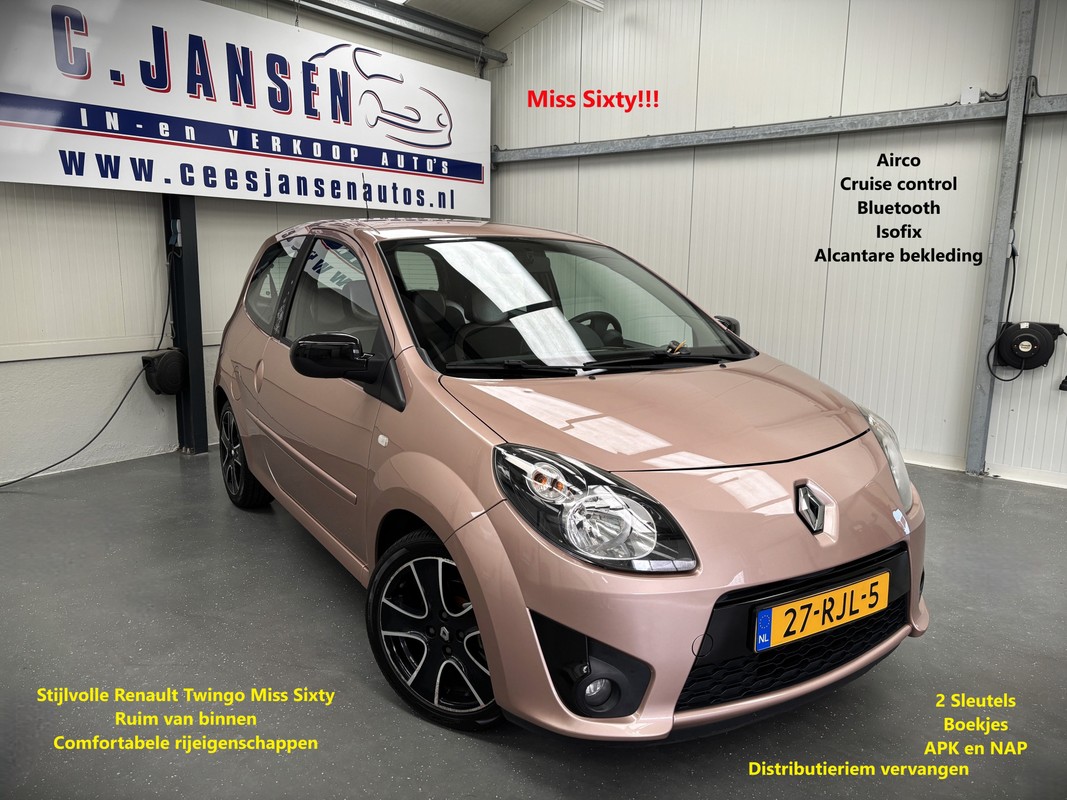 Renault-Twingo-1.2-16V Miss Sixty Eyecatcher! | Lease One en Lenen op Maat maken het mogelijk!
