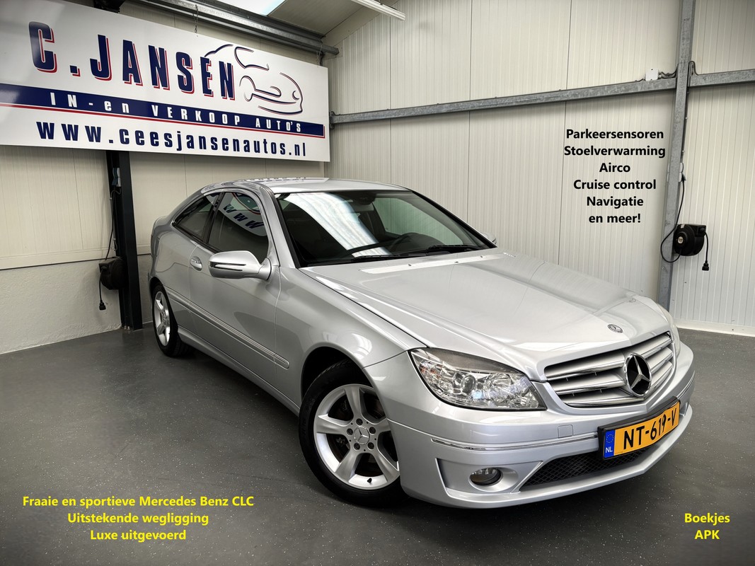 Mercedes-Benz-CLC-180 K. Prestige - Prachtige auto! | Lease One en Lenen op Maat maken het mogelijk!