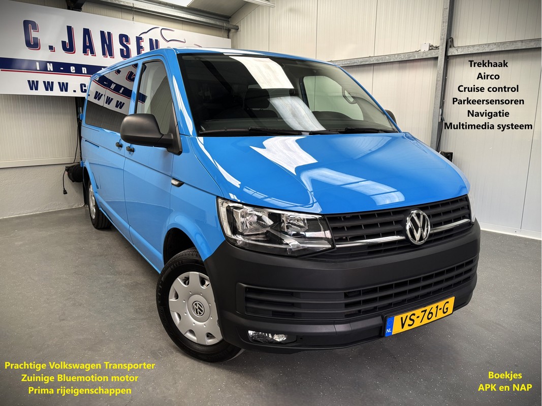 Volkswagen-Transporter-2.0 TDI L2H1 - Dubbel cabine! | Lease One en Lenen op Maat maken het mogelijk!