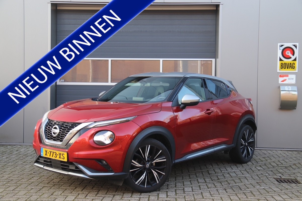Nissan-Juke-1.0 DIG-T N-Design Automaat, Stoelenverwarmd, Camera, Navi | Lease One en Lenen op Maat maken het mogelijk!