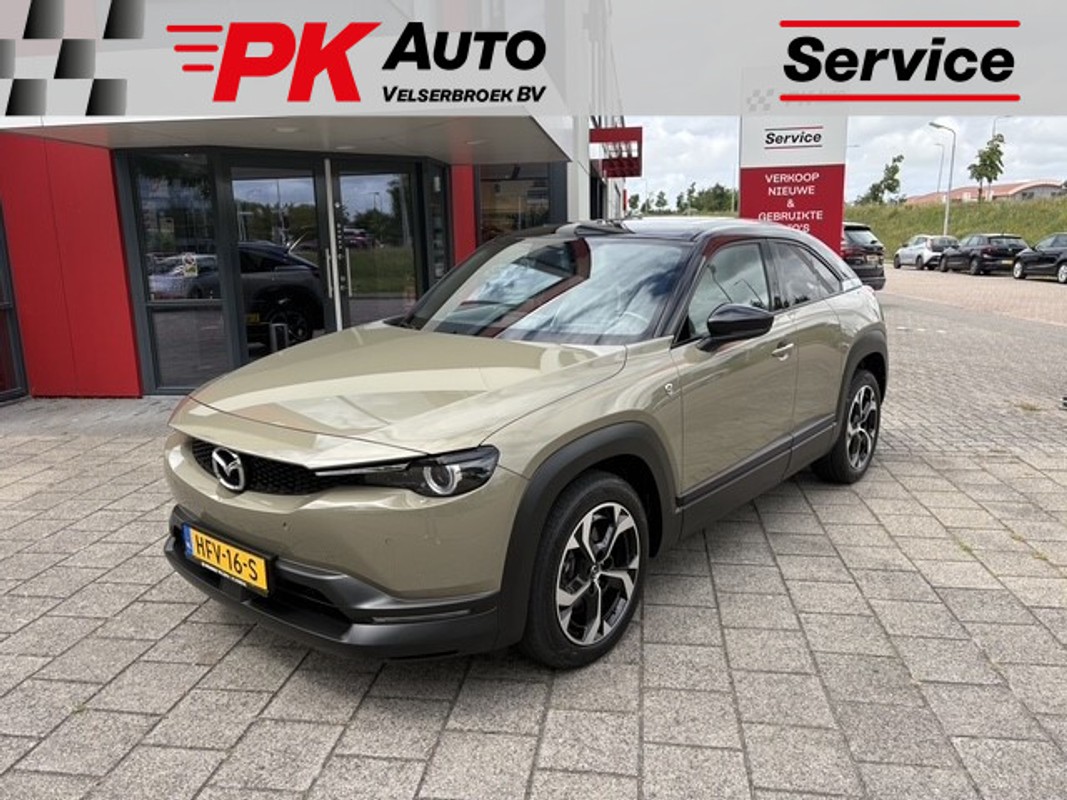 Mazda-MX-30-e-SkyActiv R-EV 170 Advantage | Navi | Pano | Camera | 33.610 km | Lease One en Lenen op Maat maken het mogelijk! Mazda-MX-30-e-SkyActiv R-EV 170 Advantage | Navi | Pano | Camera | 33.610 km | Lease One en Lenen op Maat maken het mogelijk!