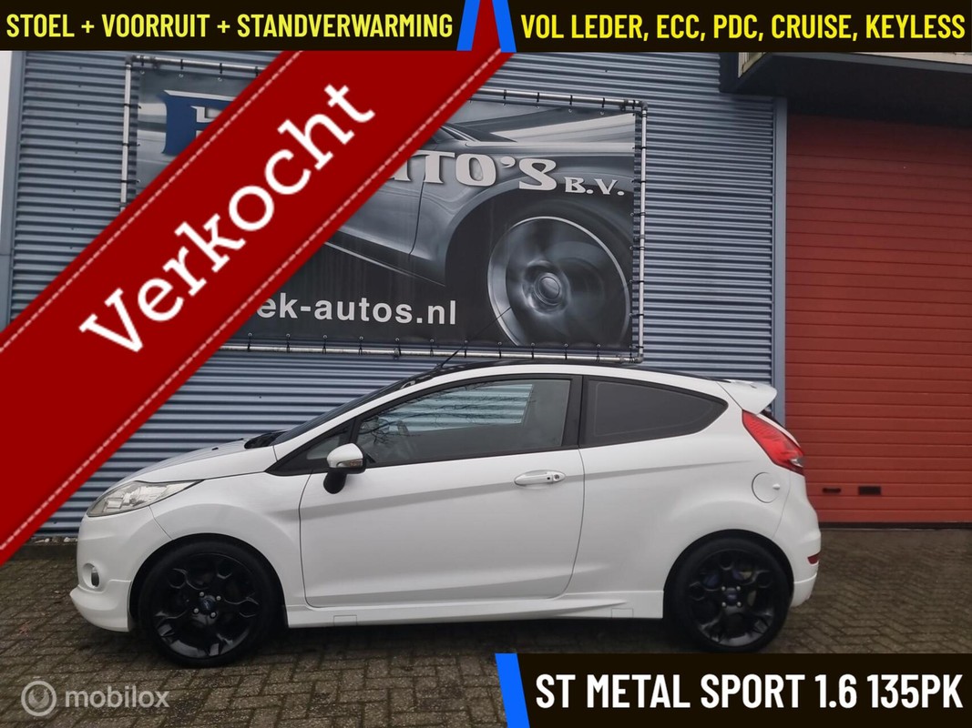 Ford-Fiesta-1.6 Metal Sport 135pk. Keyless, Cruise, PDC, ECC | Lease One en Lenen op Maat maken het mogelijk! Ford-Fiesta-1.6 Metal Sport 135pk. Keyless, Cruise, PDC, ECC | Lease One en Lenen op Maat maken het mogelijk!