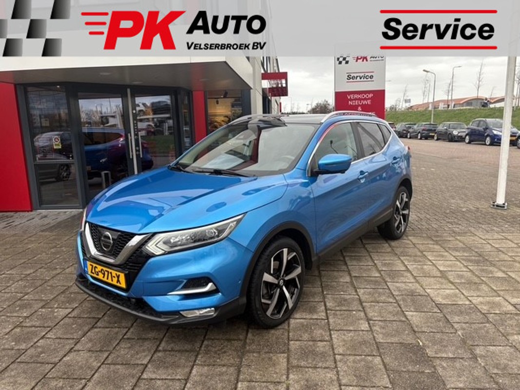 Nissan-QASHQAI-1.2 Tekna | Navi | Pano | Cruise | 360 Camera | 77.696 km | Lease One en Lenen op Maat maken het mogelijk!
