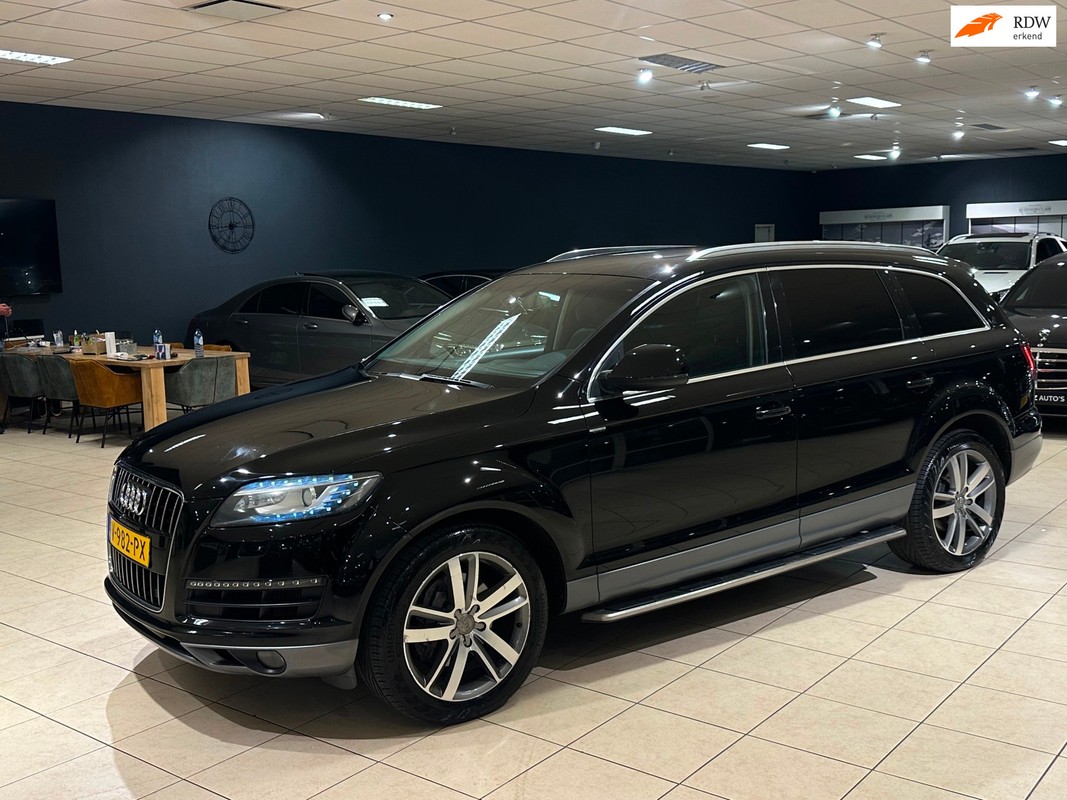 Audi-Q7-3.0 TDI Quattro|GRIJS KENTEKEN|MARGE|TREKHAAK|CRUISE | Lease One en Lenen op Maat maken het mogelijk!