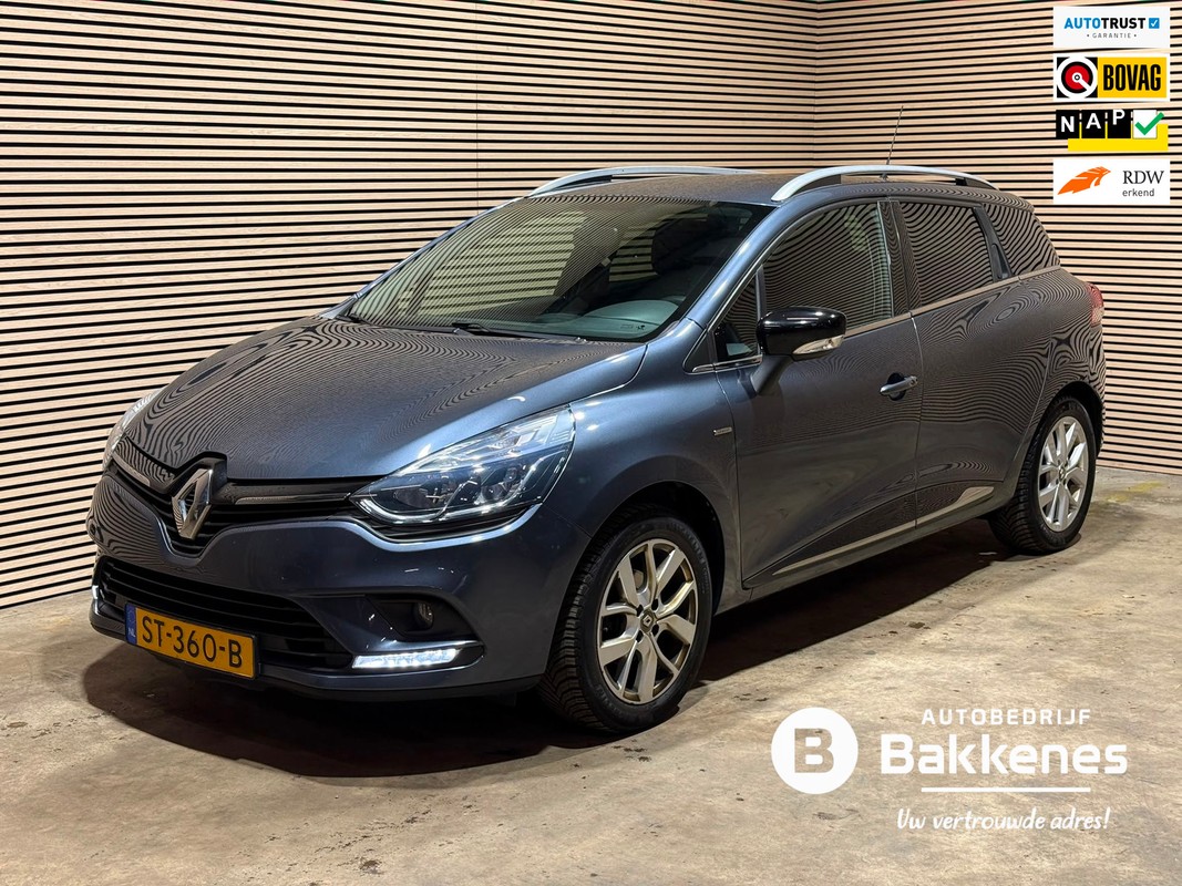 Renault-Clio-Estate 0.9 TCe Limited | Airco | Cruise | Trekhaak | Navi | Lease One en Lenen op Maat maken het mogelijk!