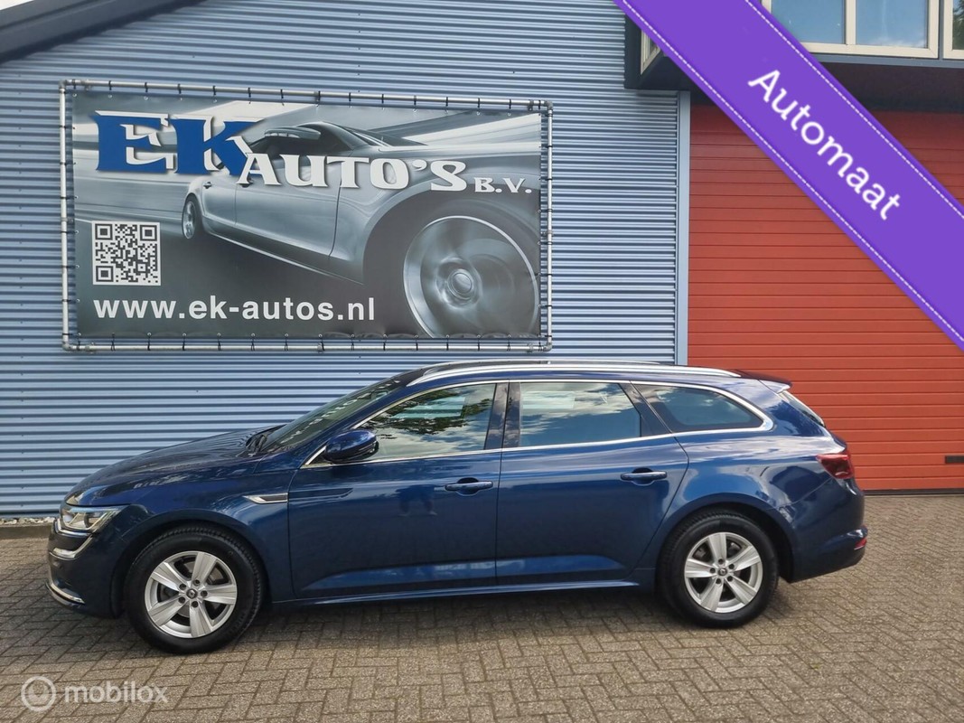 Renault-Talisman-Estate 1.6 TCe 150pk Automaat. Trekhaak | Lease One en Lenen op Maat maken het mogelijk!