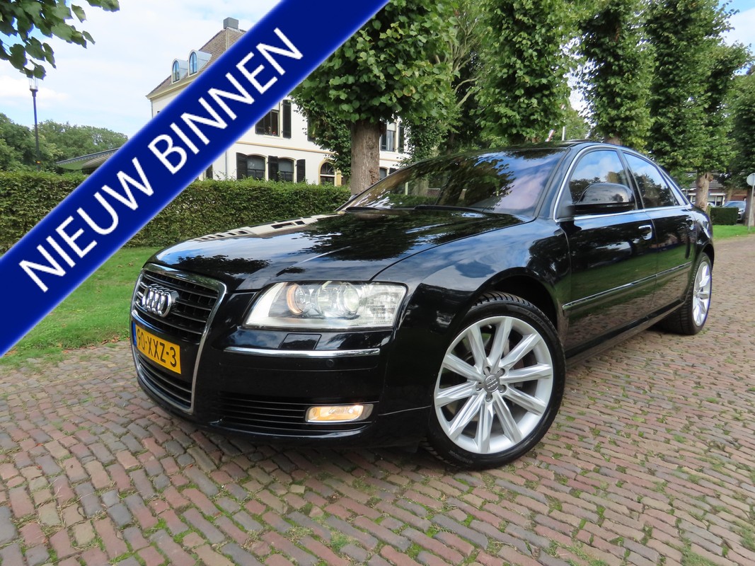 Audi-A8-4.2 FSI quattro Pro Line+ Leer/Alcantara Schuifkanteldak Ecc Cruisecontrol Xenon Navigatie Bose Pdc 19 Inch Lm Velgen ***Apk t/m 10-9-2027***Youngtimer***Nette Auto***Goed Onderhouden*** | Lease One en Lenen op Maat maken het mogelijk! Audi-A8-4.2 FSI quattro Pro Line+ Leer/Alcantara Schuifkanteldak Ecc Cruisecontrol Xenon Navigatie Bose Pdc 19 Inch Lm Velgen ***Apk t/m 10-9-2027***Youngtimer***Nette Auto***Goed Onderhouden*** | Lease One en Lenen op Maat maken het mogelijk!