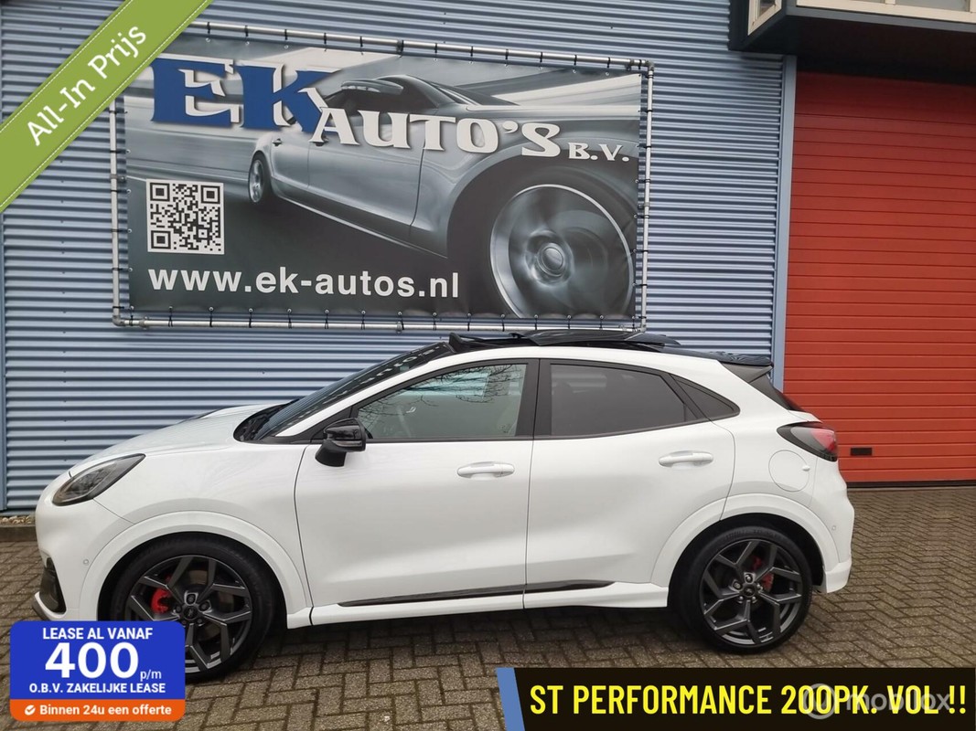 Ford-Puma-1.5 EcoBoost ST-X 200pk. Panodak, Bi-LED, Vol !! | Lease One en Lenen op Maat maken het mogelijk!