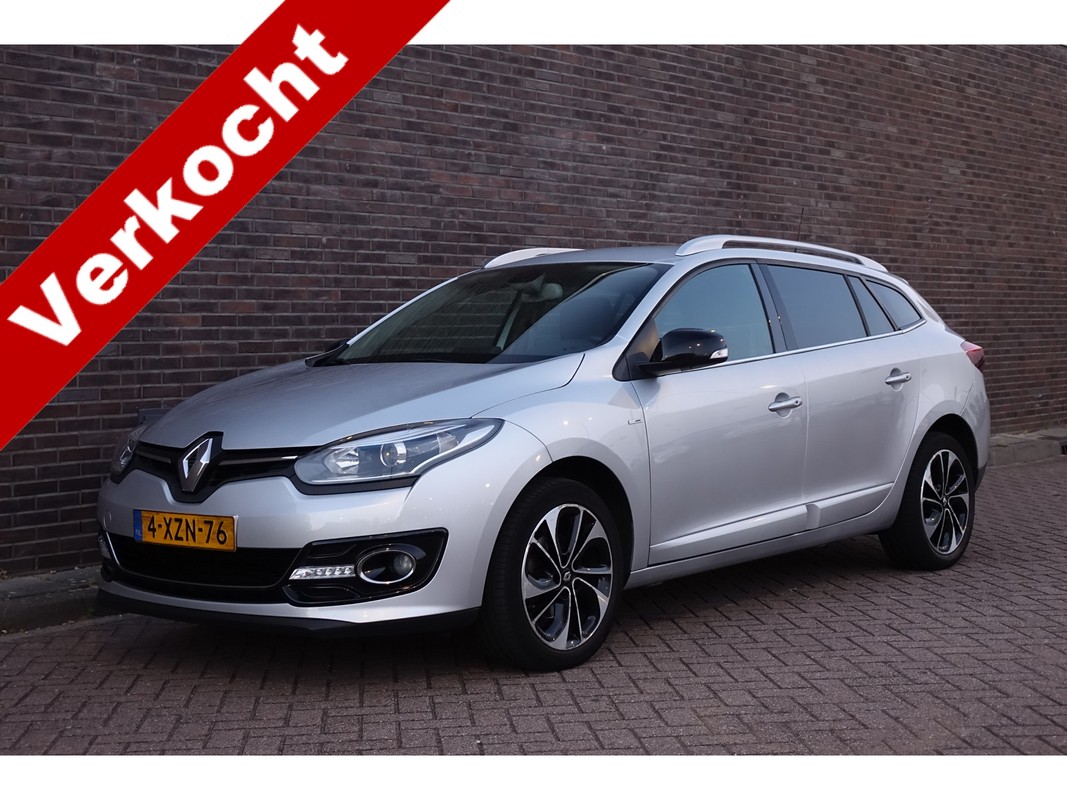 Renault-Mégane Estate-1.2 TCe Bose, Station, BOSE uitvoering, navigatie, PDC, Trekhaak. Keurige auto | Lease One en Lenen op Maat maken het mogelijk!