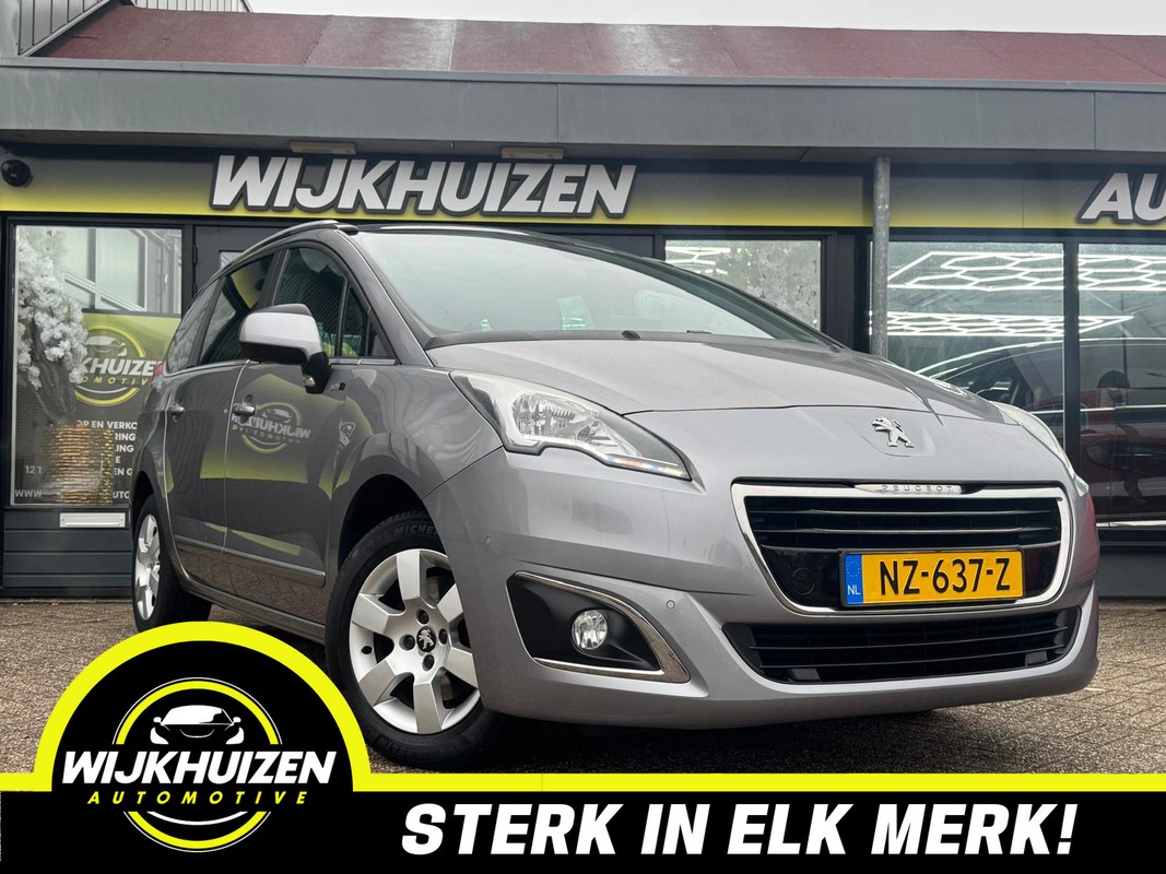 Peugeot-5008-1.2 PureTech Style 7p. met Panorama dak !!! Navigatie !!! Dealer Onderhouden !!! | Lease One en Lenen op Maat maken het mogelijk!