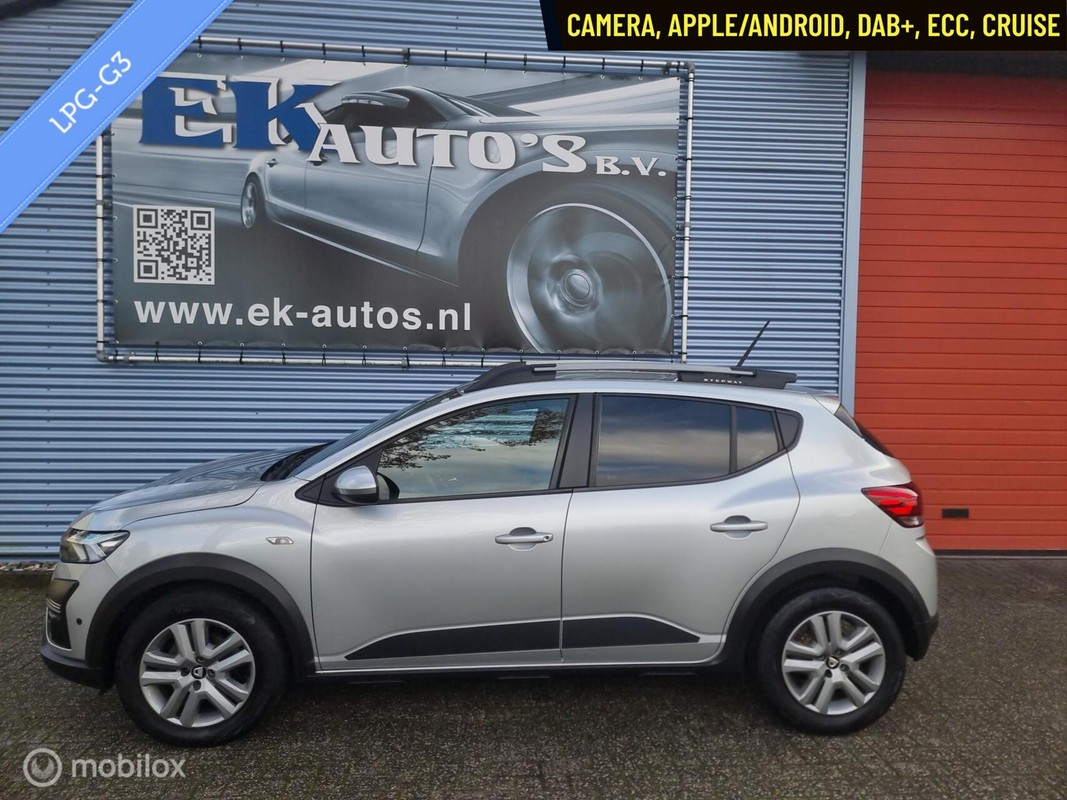 Dacia-Sandero Stepway-1.0 TCe Bi-Fuel LPG, LED, Camera, DAB | Lease One en Lenen op Maat maken het mogelijk! Dacia-Sandero Stepway-1.0 TCe Bi-Fuel LPG, LED, Camera, DAB | Lease One en Lenen op Maat maken het mogelijk!