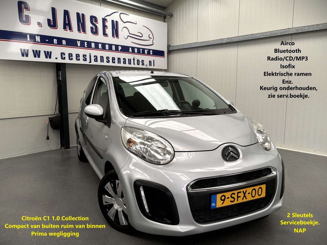 Citroën-C1-1.0 Collection Prachtige auto!! | Lease One en Lenen op Maat maken het mogelijk!