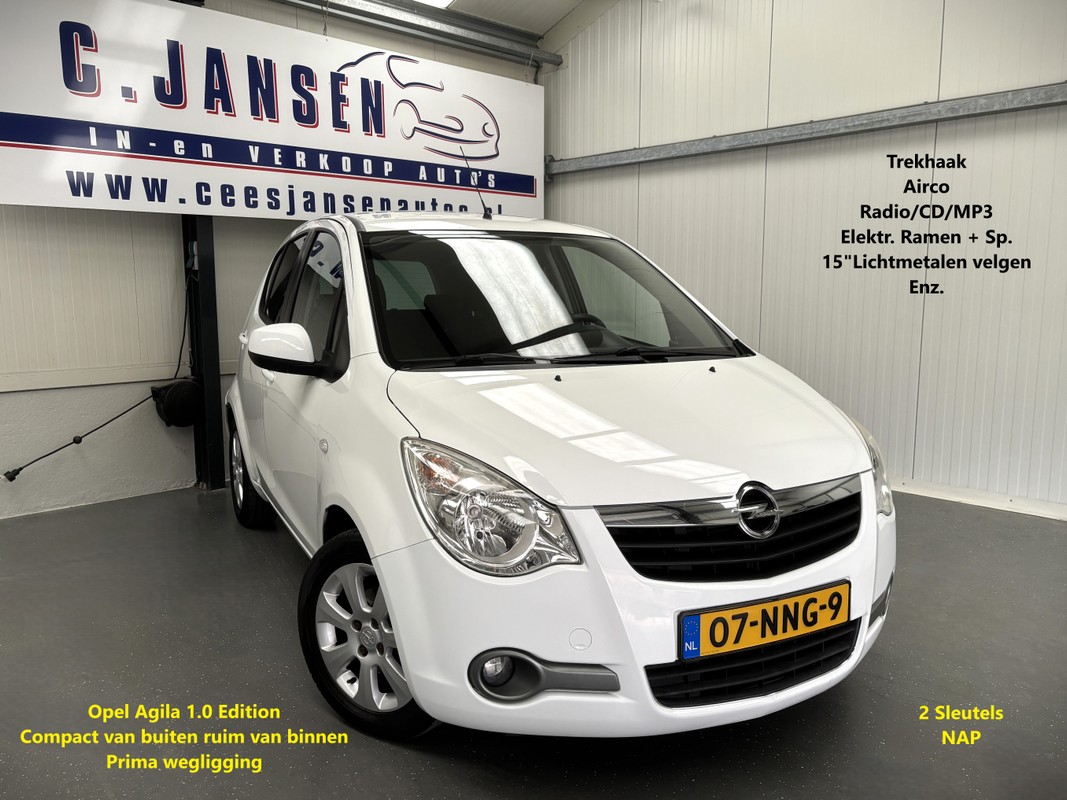 Opel-Agila-1.0 Edition | Lease One en Lenen op Maat maken het mogelijk!