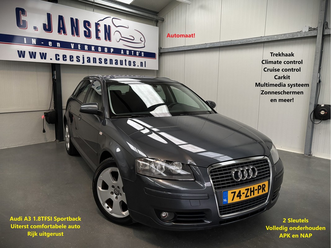 Audi-A3-Sportback 1.8 TFSI Ambition Pro Line AUT. | Lease One en Lenen op Maat maken het mogelijk!