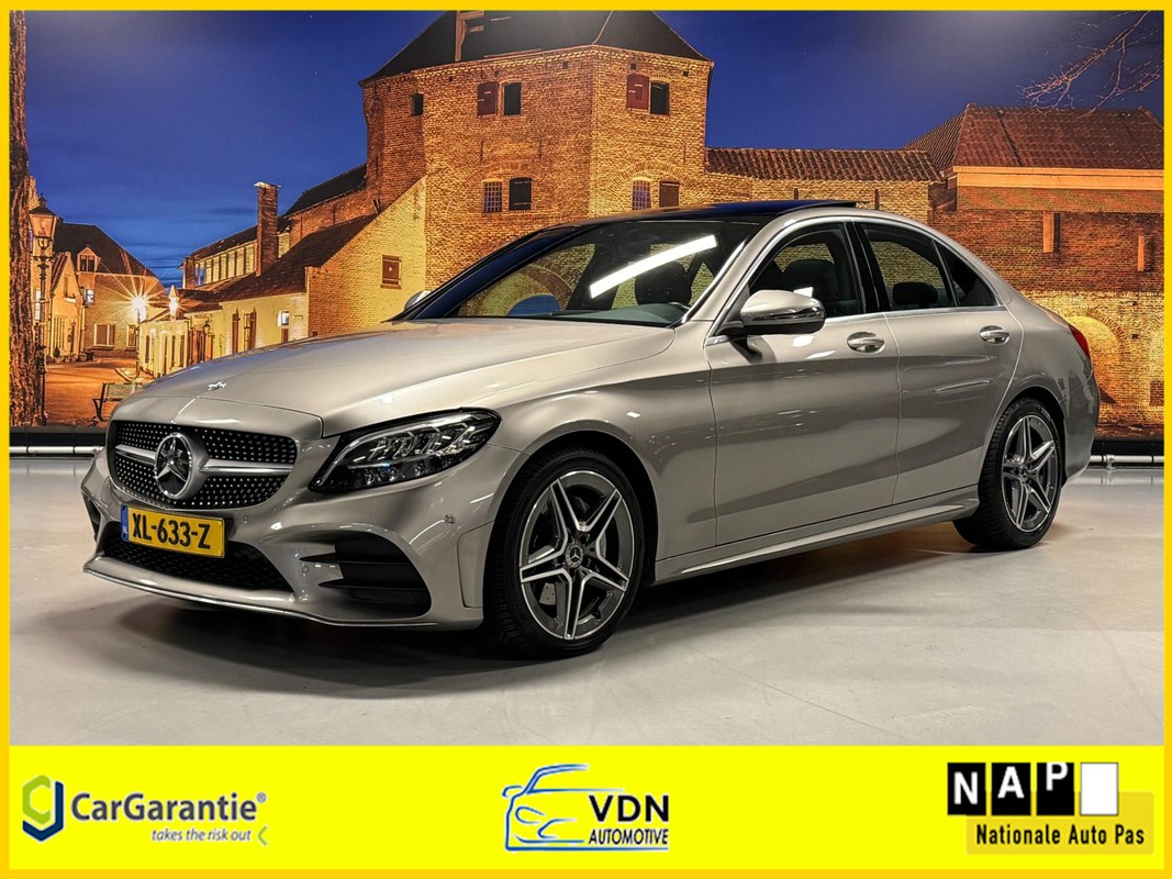 Mercedes-Benz-C-Klasse-180 Bus. Solution AMG Aut Panodak Leer Camera | Lease One en Lenen op Maat maken het mogelijk!