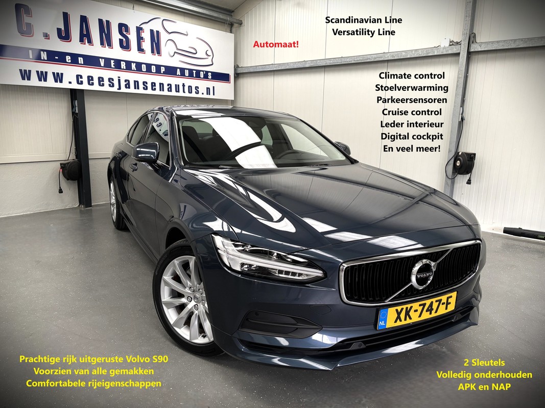Volvo-S90-2.0 T4 Momentum Als nieuw!!! | Lease One en Lenen op Maat maken het mogelijk!