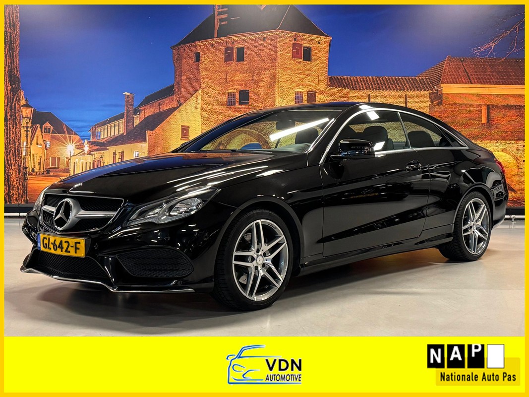 Mercedes-Benz-E-Klasse-Coupé 200 Edition Sport AMG Aut Leer | Lease One en Lenen op Maat maken het mogelijk!