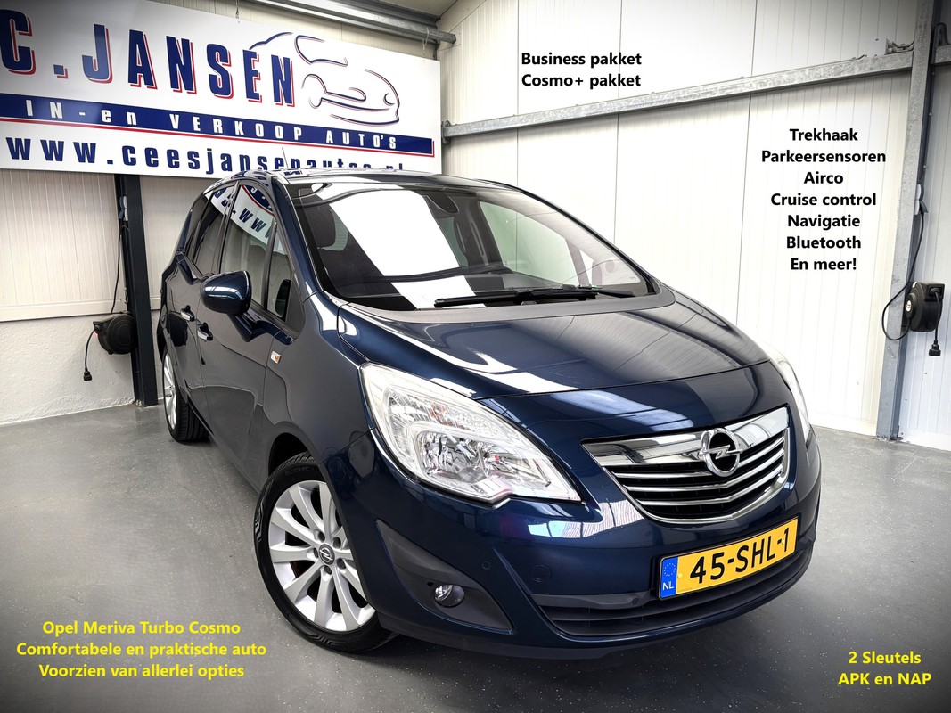 Opel-Meriva-1.4 Turbo Cosmo VOL OPTIES !! | Lease One en Lenen op Maat maken het mogelijk!