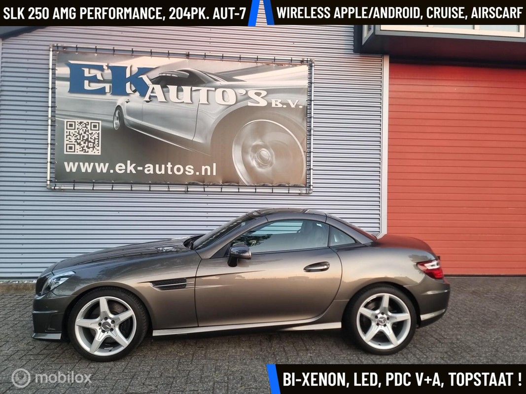 Mercedes-Benz-SLK-Klasse-250 AMG Aut. Apple/Android. Topstaat !! | Lease One en Lenen op Maat maken het mogelijk!