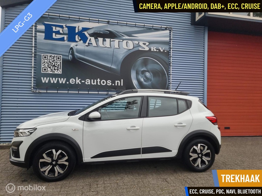 Dacia-Sandero Stepway-1.0 TCe 100 Bi-Fuel . Fabrieksaf LPG | Lease One en Lenen op Maat maken het mogelijk! Dacia-Sandero Stepway-1.0 TCe 100 Bi-Fuel . Fabrieksaf LPG | Lease One en Lenen op Maat maken het mogelijk!