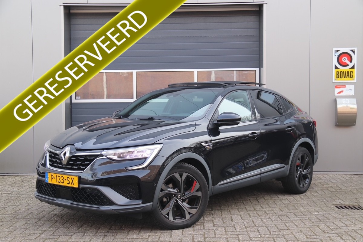 Renault-Arkana-1.6 E-Tech Hybrid 145 R.S. Line, Stoel & Stuurverwarmd, Pano, Cruise, Camera | Lease One en Lenen op Maat maken het mogelijk!