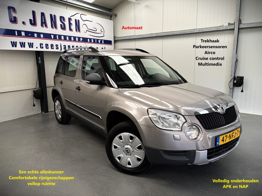 Škoda-Yeti-1.2 TSI Active Plus AUTOMAAT !!! | Lease One en Lenen op Maat maken het mogelijk!