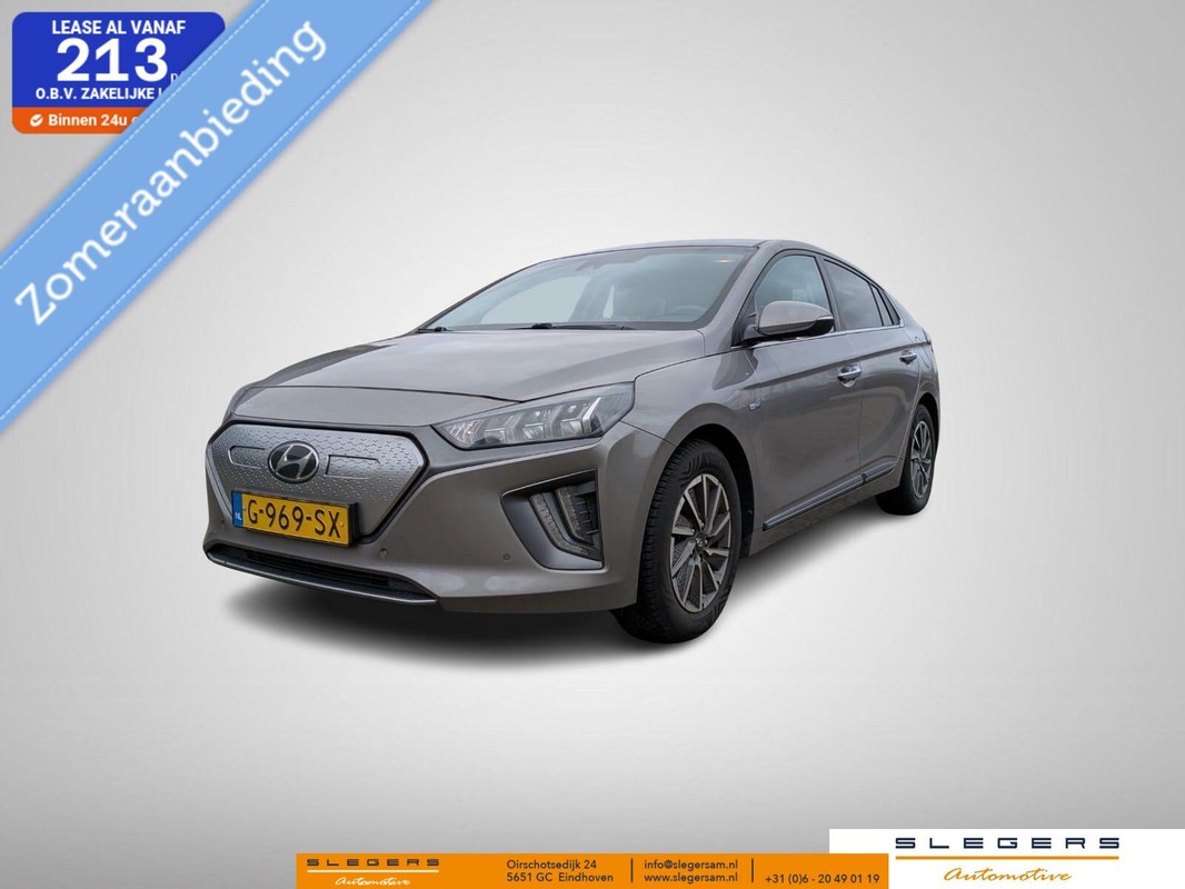 Hyundai-IONIQ-Premium EV 38 kWh Mooie dealer auto | Lease One en Lenen op Maat maken het mogelijk!