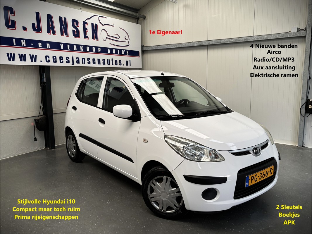 Hyundai-i10-1.1 Pure 1e eigenaar!!! | Lease One en Lenen op Maat maken het mogelijk!