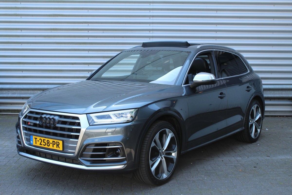 Audi-SQ5-3.0 TFSI 354pk quattro Pro Line Plus AUTOMAAT Panoramadak Trekhaak | Lease One en Lenen op Maat maken het mogelijk!