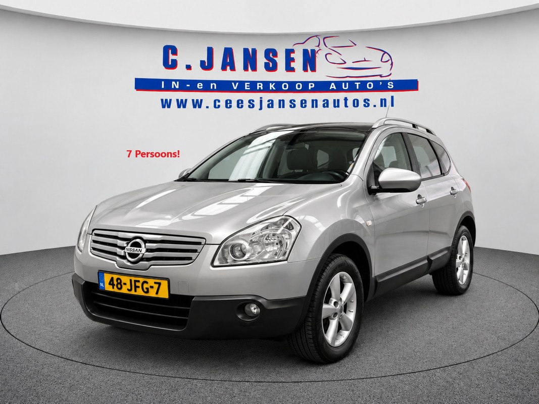Nissan-QASHQAI-Qashqai+2 1.6 Visia 7 Persoons! | Trekhaak | Panoramadak | Parkeersensoren | Climate control | Cruise control | Lease One en Lenen op Maat maken het mogelijk! Nissan-QASHQAI-Qashqai+2 1.6 Visia 7 Persoons! | Trekhaak | Panoramadak | Parkeersensoren | Climate control | Cruise control | Lease One en Lenen op Maat maken het mogelijk!