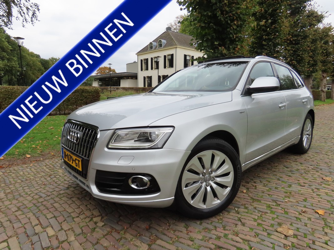Audi-Q5-2.0 TFSI hybrid quattro Pro Line S Leer Stoelverwarming Keyless Ecc Cruisecontrol Panoramadak Navigatie 19 inch Lm Velgen Trekhaak | Lease One en Lenen op Maat maken het mogelijk! Audi-Q5-2.0 TFSI hybrid quattro Pro Line S Leer Stoelverwarming Keyless Ecc Cruisecontrol Panoramadak Navigatie 19 inch Lm Velgen Trekhaak | Lease One en Lenen op Maat maken het mogelijk!